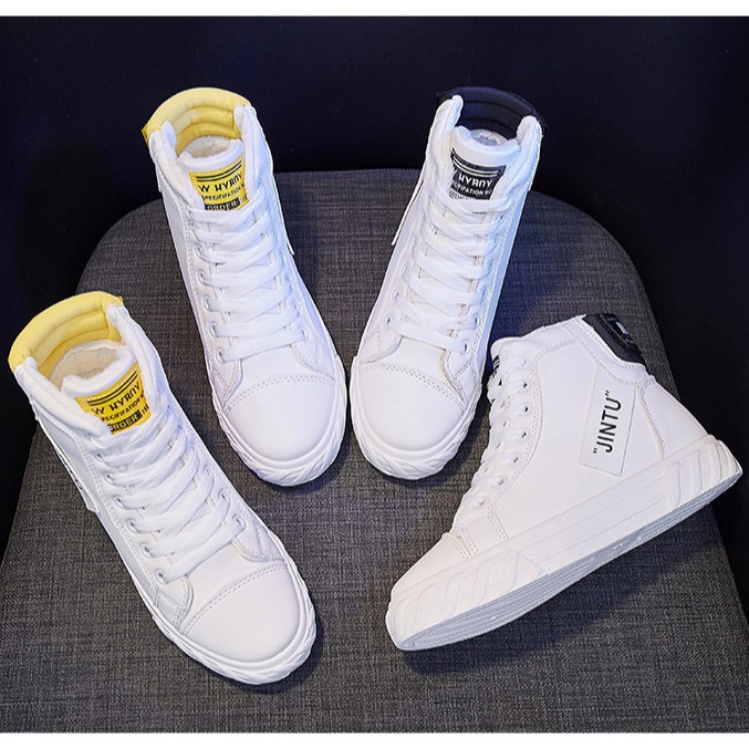 Giày Thể Thao Nữ [FREESHIP] Giày nữ - Giày sneaker đế bằng tăng chiều cao xinh xắn - D2 | BigBuy360 - bigbuy360.vn