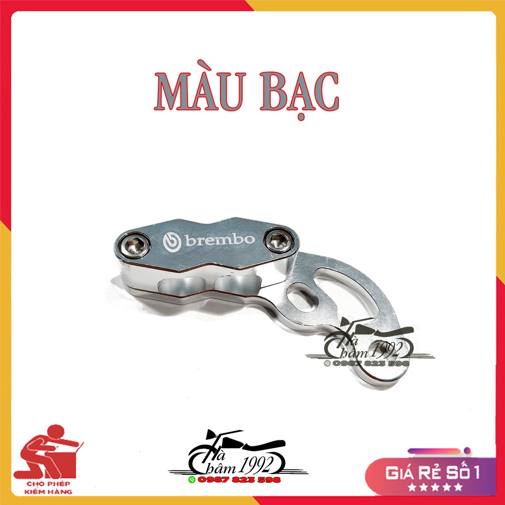 🛵 Pat Giữ Dây Dầu Trước CNC Logo Brembo🛵(Hàng Loại 1)