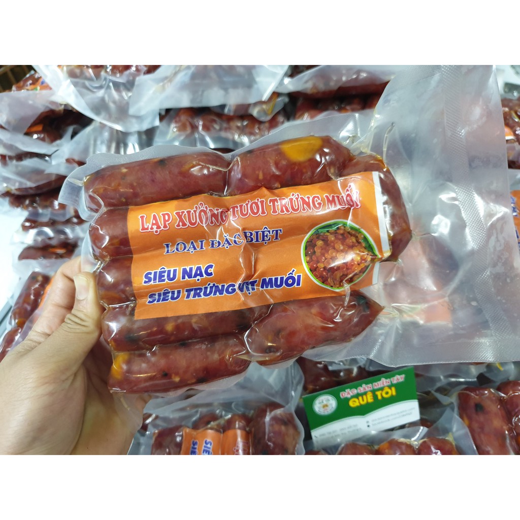 500g Lạp xưởng trứng muối - Lạp xưởng Cai Lậy 2 nắng - Ship toàn quốc | BigBuy360 - bigbuy360.vn