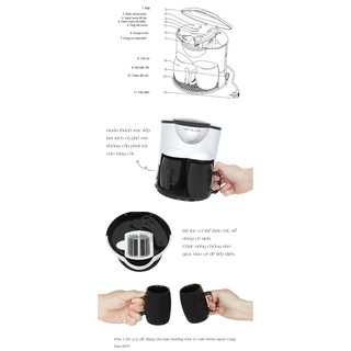 [RẺ VÔ ĐỊCH] Máy Pha Café Lock&Lock ELCM-201 (0.3L)