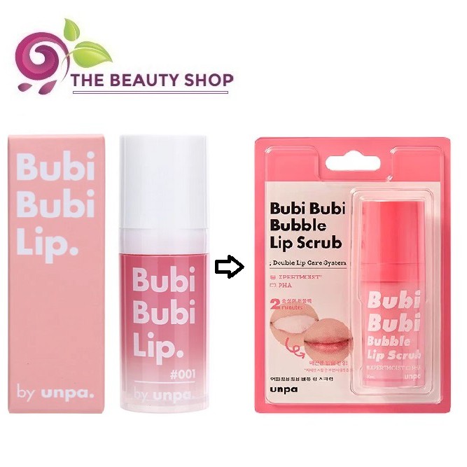 Tẩy da chết môi Unpa Bubi Bubi Lip Scrub