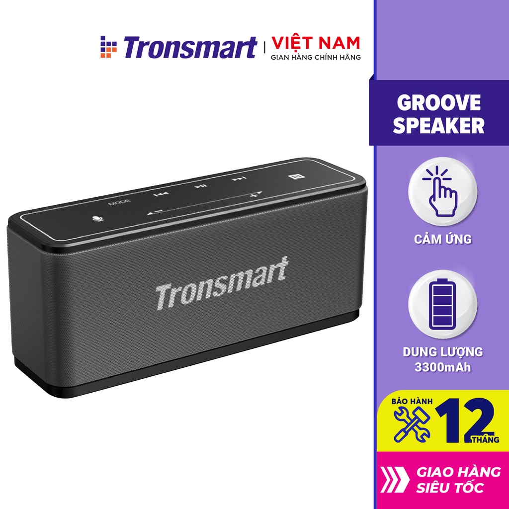 Loa Bluetooth 5.0 Tronsmart Element Mega TM-250394 40W Hỗ trợ TWS và NFC ghép đôi 2 loa - Hàng chính hãng - BH 12 tháng