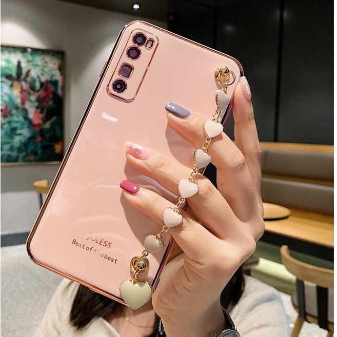 Ốp Điện Thoại Mềm Kiểu Dáng Đơn Giản Có Dây Đeo Cho Samsung A13 A23 A33 A53 A73 5G A54 A34 5G