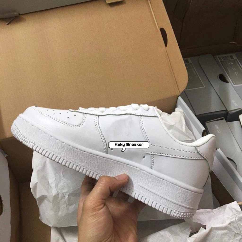 Giày Thể Thao AF1 Trắng Full, Giày sneaker Force Trắng Nam Nữ cực hot dễ phối đồ đủ box bill [Free ship] | BigBuy360 - bigbuy360.vn