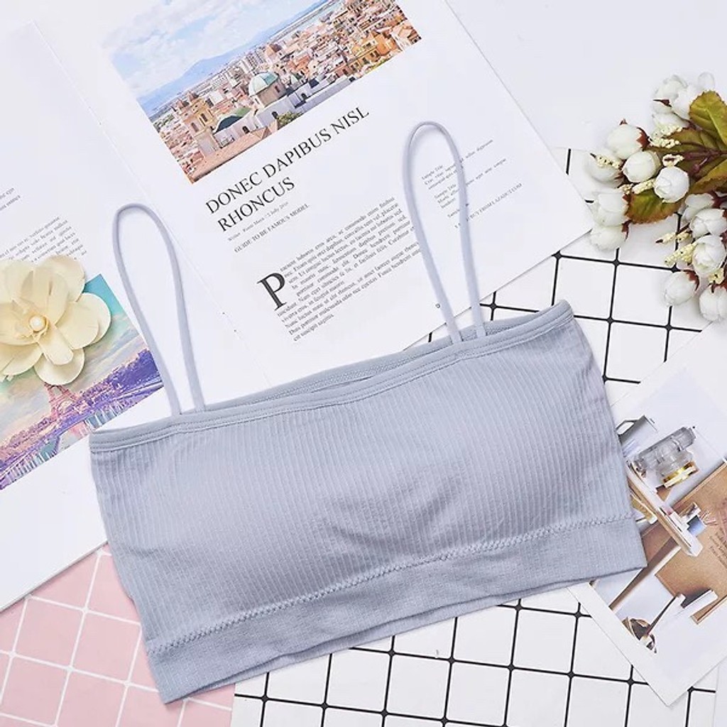 Áo bra gân tăm 2 dây quây ngang - áo lót nữ [Br04] | BigBuy360 - bigbuy360.vn