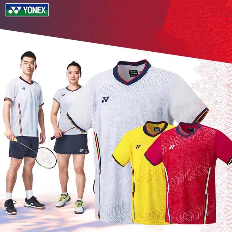 Áo Thun Cầu Lông Yonex 2022 Tay Ngắn Nhanh Khô Thời Trang Cho Nam Và Nữ