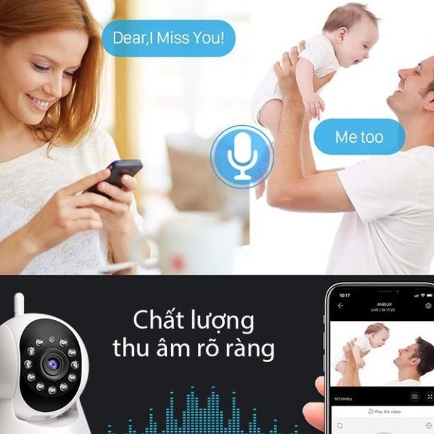 Camera không dây ngoài trời PTZ siêu nét YOOSEE 16 led  xoay theo chuyển động, kết nối smartphone 1080P BH 12 tháng