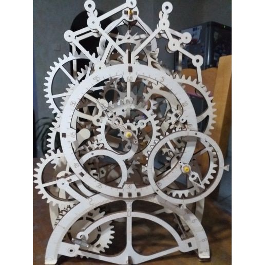 Đồ Chơi Lắp Ráp Bằng Gỗ 3D Mô Hình Cơ Động Học Robotime Đồng Hồ Quả Lắc  LK501