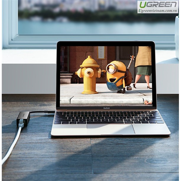 Cáp USB Type-C to Lan 10/100/1000Mbps chính hãng Ugreen 50307 cao cấp | BigBuy360 - bigbuy360.vn