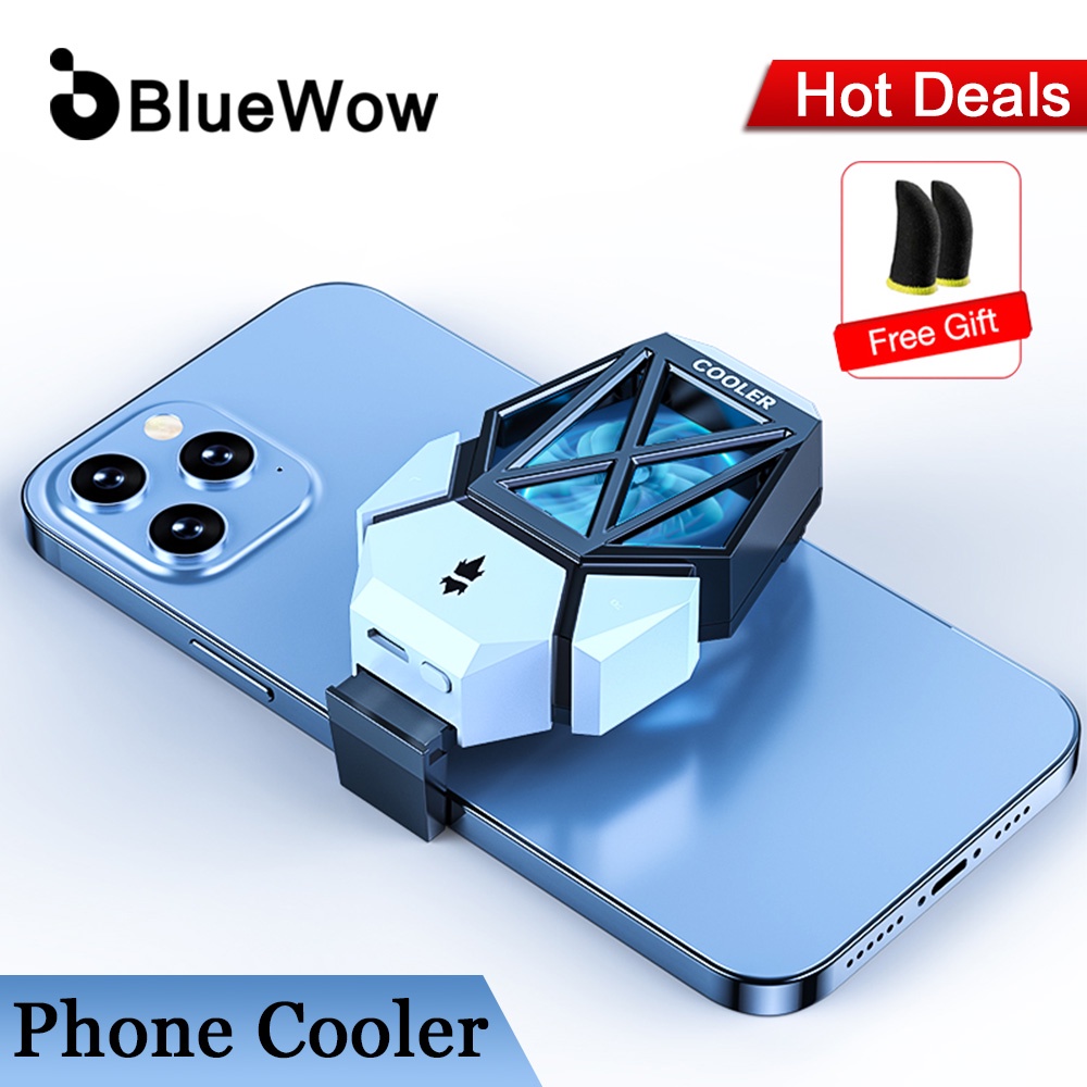Quạt tản nhiệt BLUEWOW DY08 mini chuyên dụng thích hợp cho điện thoại iPhone/ Samsung/ Xiaomi