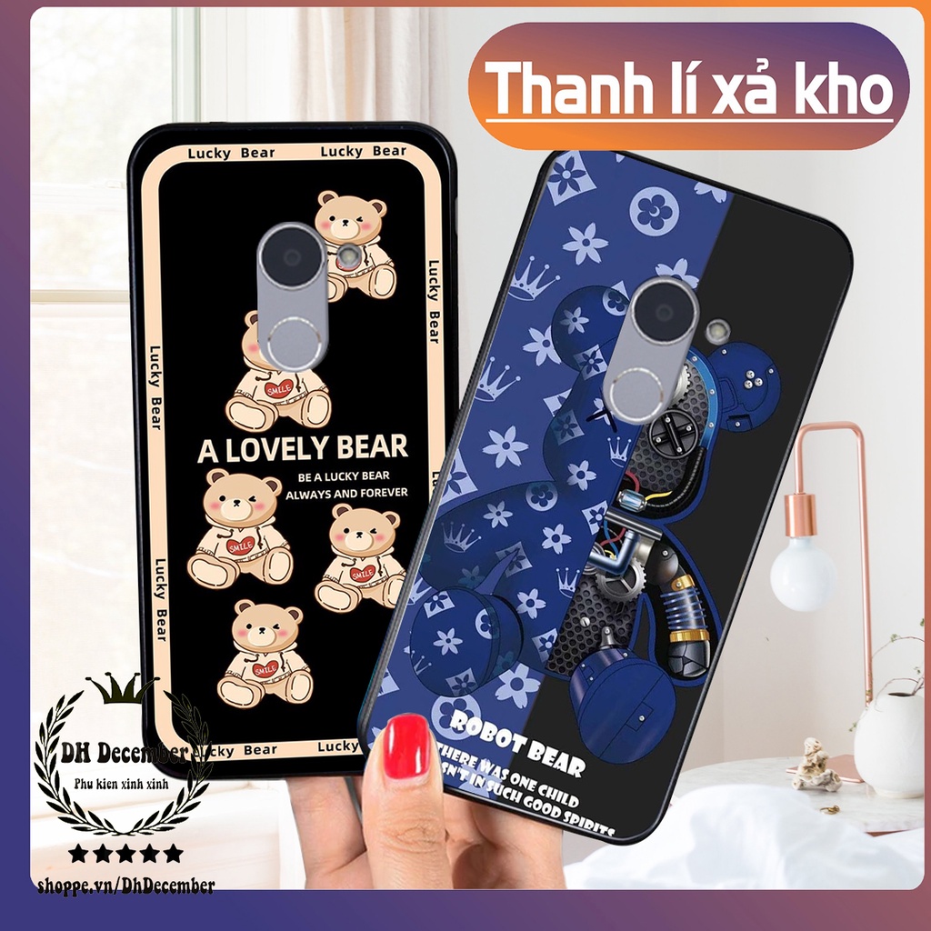 Ốp lưng Huawei Y7 PRIME 2018 in hình 3D lucky, gấu Brick xinh xắn - KHÔNG NÊN BỎ LỠ