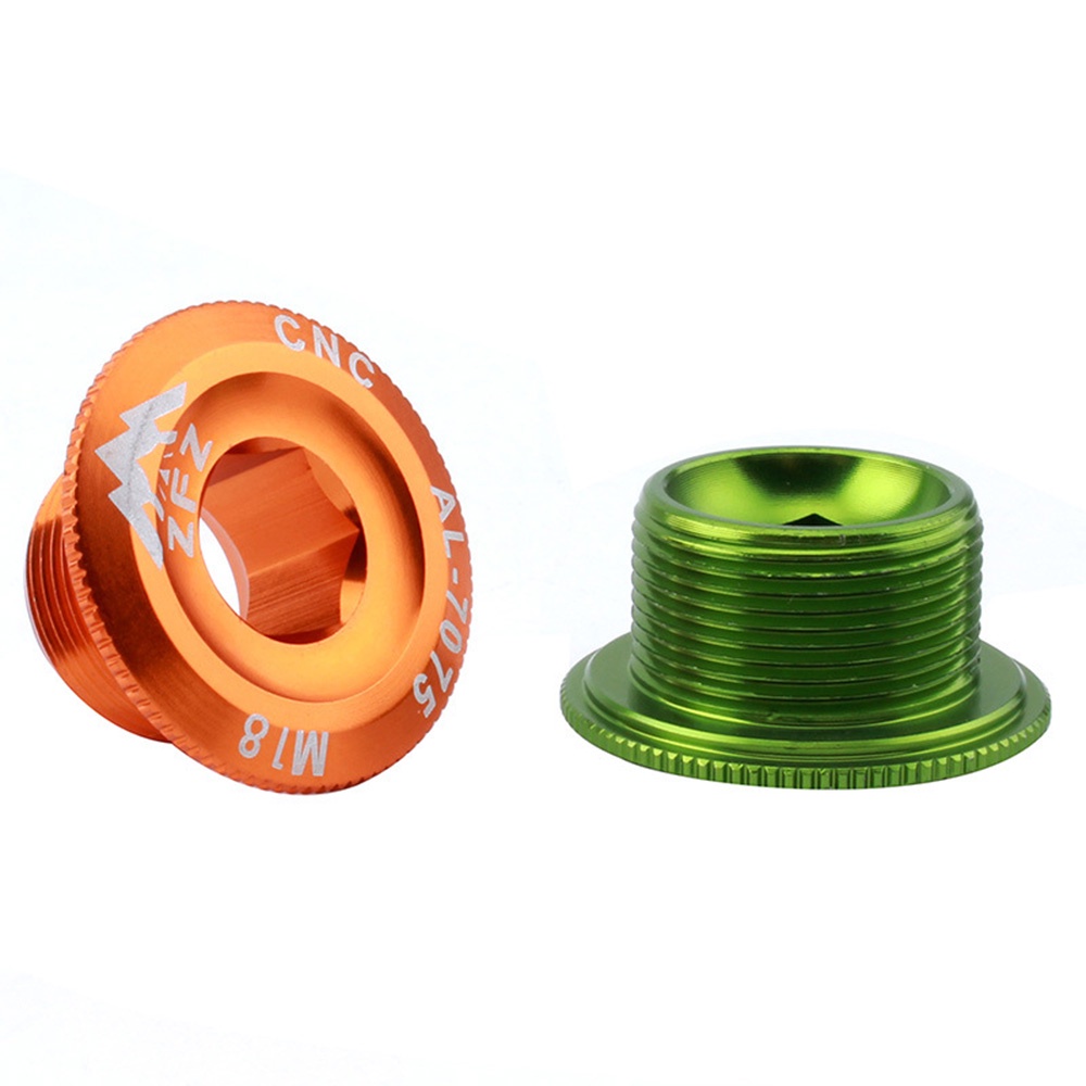 Nắp gắn trục khuỷu xe đạp kiểu đai ốc nhiều màu sắc tùy chọn M15 M18 M20 tiện lợi