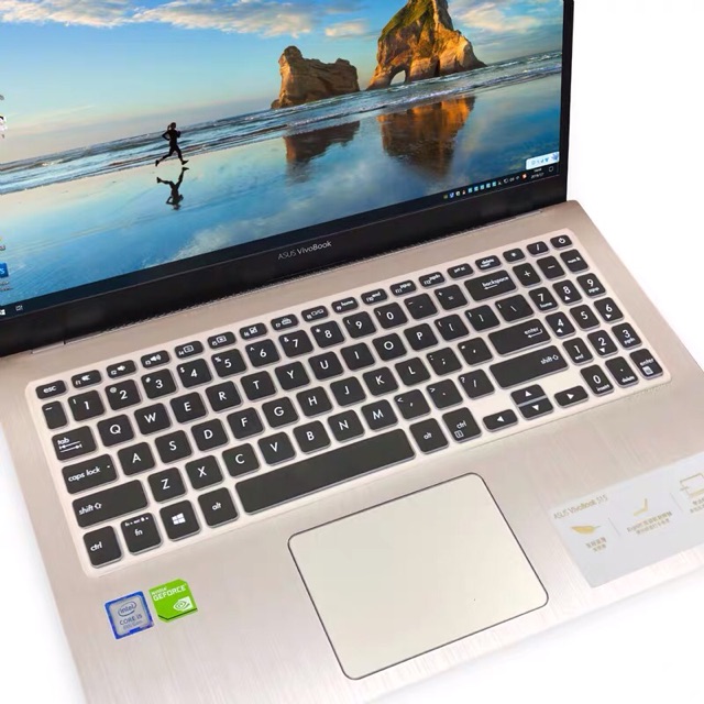 Tấm silicon phủ bàn phím laptop Asus vivobook 15,6 inch dành cho máy asus S5300, V5000, Y5100, Y5200...