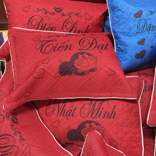 Gối in tên - hình theo yêu cầu (chỉ có vỏ gối)