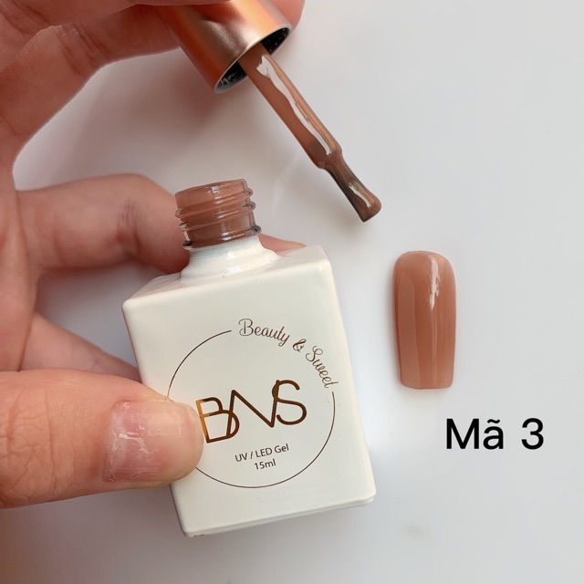 Sơn gel Thạch Nâu B.N.S Đậm Đặc