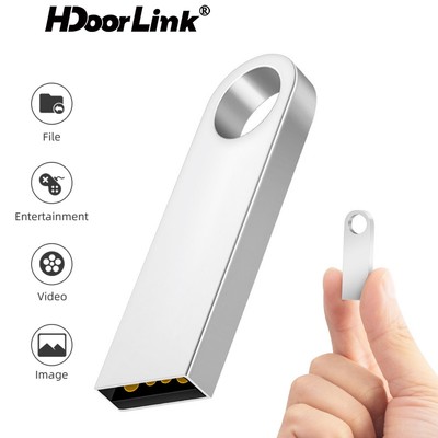 USB 2.0 HDOORLINK dung lượng 8GB 16GB 32GB 64GB bằng kim loại chống thấm nước
