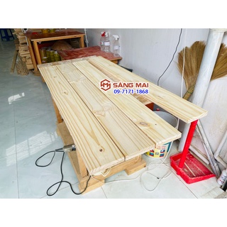 Tấm gỗ thông mặt rộng 12cm x dày 1cm x dài 120cm + láng mịn 4 mặt