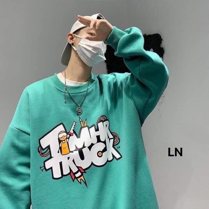 Áo nỉ bo cotton TRUCK LN12