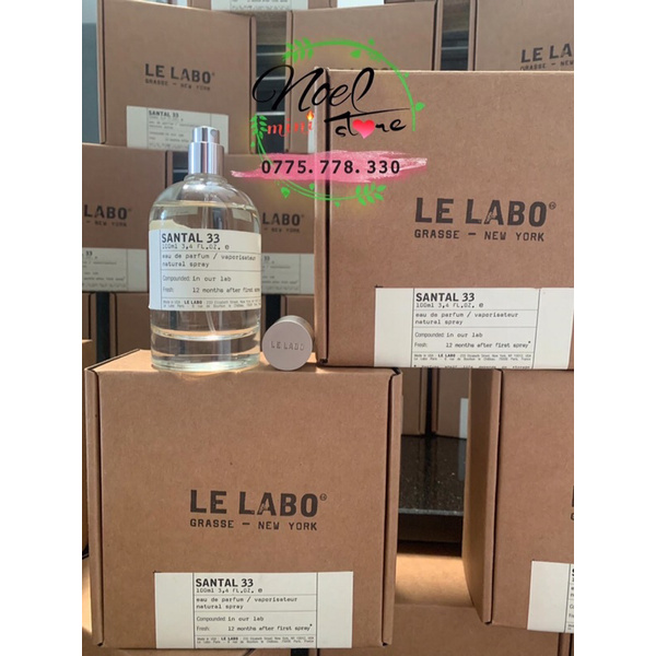 nước hoa Le Labo Santal 33 FULL BOX 100ml UNISEX