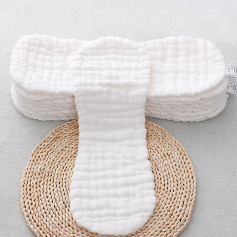 Set 5 Tã Vải Cotton Dày Mềm Mại Thấm Hút Nước Đa Năng Có Thể Giặt Sạch Dành Cho Bé Trai Và Bé Gái