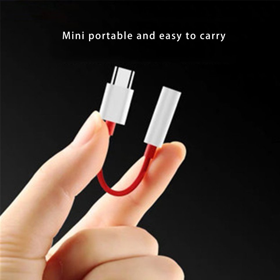 Type C To 3.5mm Audio Headphone Cable Adapter For Oneplus Converter Cable