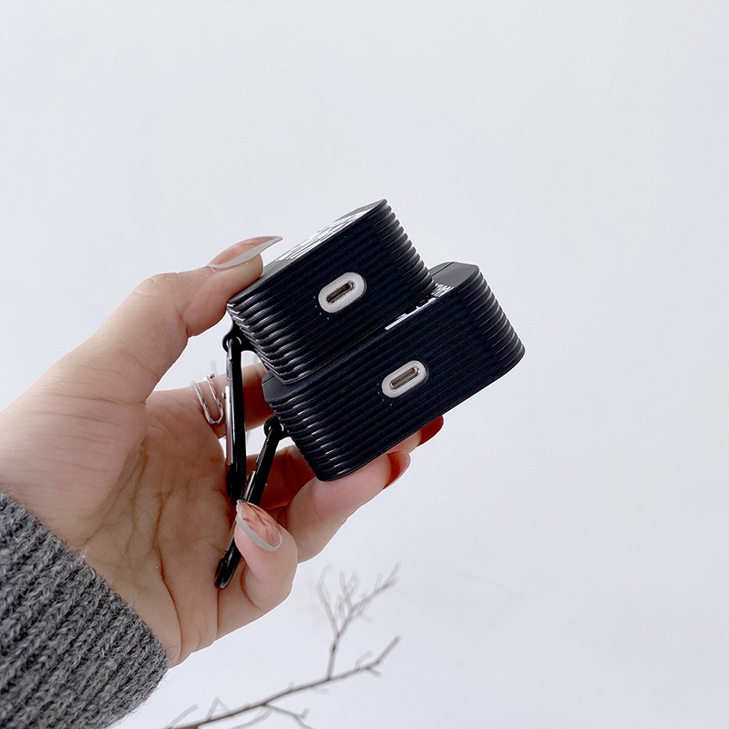 Vỏ Bảo Vệ Hộp Sạc Tai Nghe bluetooth airpods 1 / 2 / 3nd airpods pro2 Bằng tpu Mặt Nhám Hình lafa yette Dễ Thương