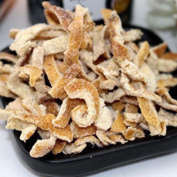 FREESHIP 500g Mứt Trần Bì Tẩm Đường Loại Thượng Hạng, Trần Bì Sấy Khô Pha Trà, Ăn Vặt, Detox