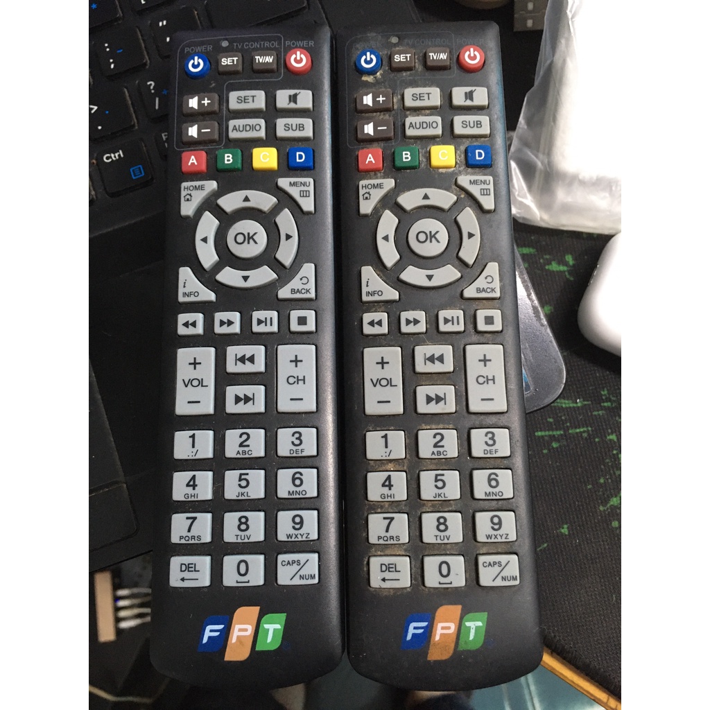 🌟CHÍNH HÃNG ,QUA SỬ DỤNG 🌟 Điều khiển đầu thu tivi FPT-Remote sử dụng đầu thu tivi FPT