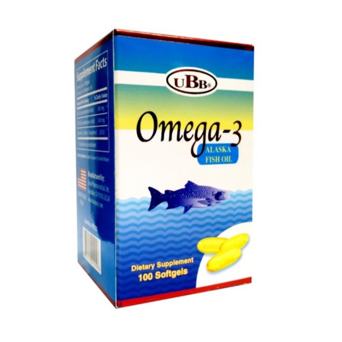 OMEGA-3 UBB Alaska Fish Oil (Hộp 100 viên)