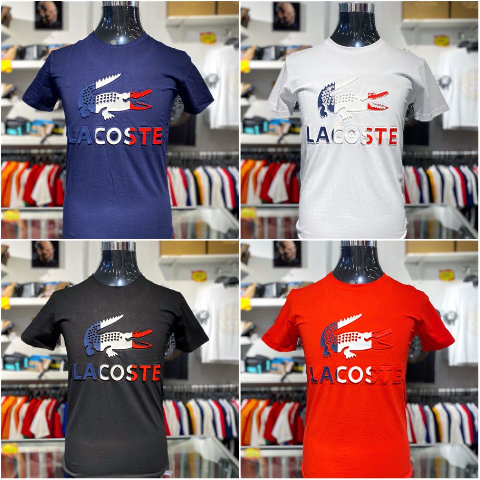 Áo Thun Tay Ngắn In logo Lacoste Đơn Giản Thời Trang Cho Nam Và Nữ S-5X