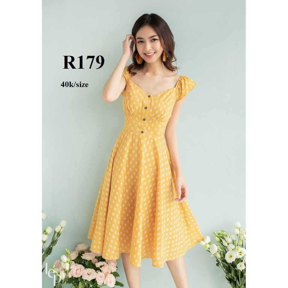 RẬP GIẤY VÁY R179 (KHÔNG PHẢI BÁN VÁY)