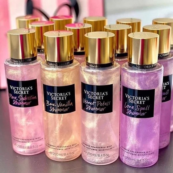 «Mẫu Thử» 🎈 Xịt Thơm Có Nhũ Body Mist Victoria’s Secret - LOVE SPELL SHIMMER ❃