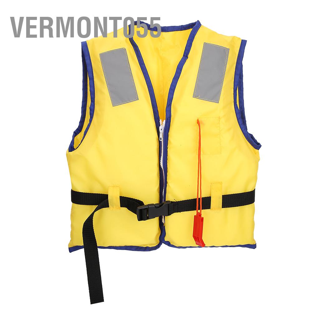 Vermont055 Children Swimming Floating Life Jacket with Whistle Surfing Boating Buoyancy Aid Vest Swimwear