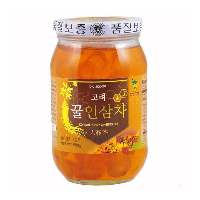 Sâm tươi ngâm mật ong Hàn Quốc Bio Apgold hũ 580g