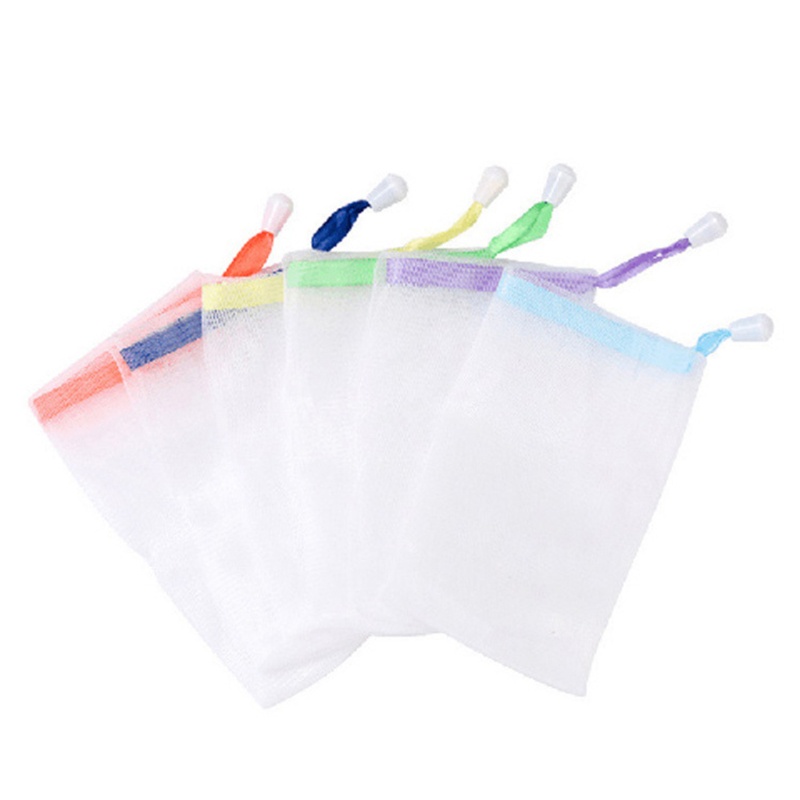 Bộ 2 Túi Lưới Đựng Xà Phòng Có Dây Rút