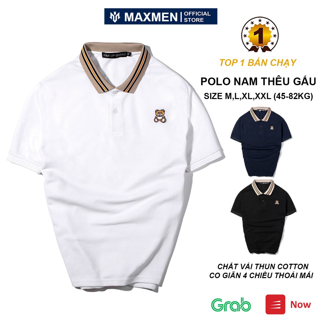 Áo thun có cổ nam cao cấp polo vải thun cotton co giãn 4 chiều dáng tay ngắn Hàn Quốc slimfit E5
