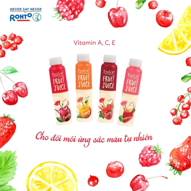 Son Dưỡng Có Màu Lipice Sheer Color Fruit Juice 4g