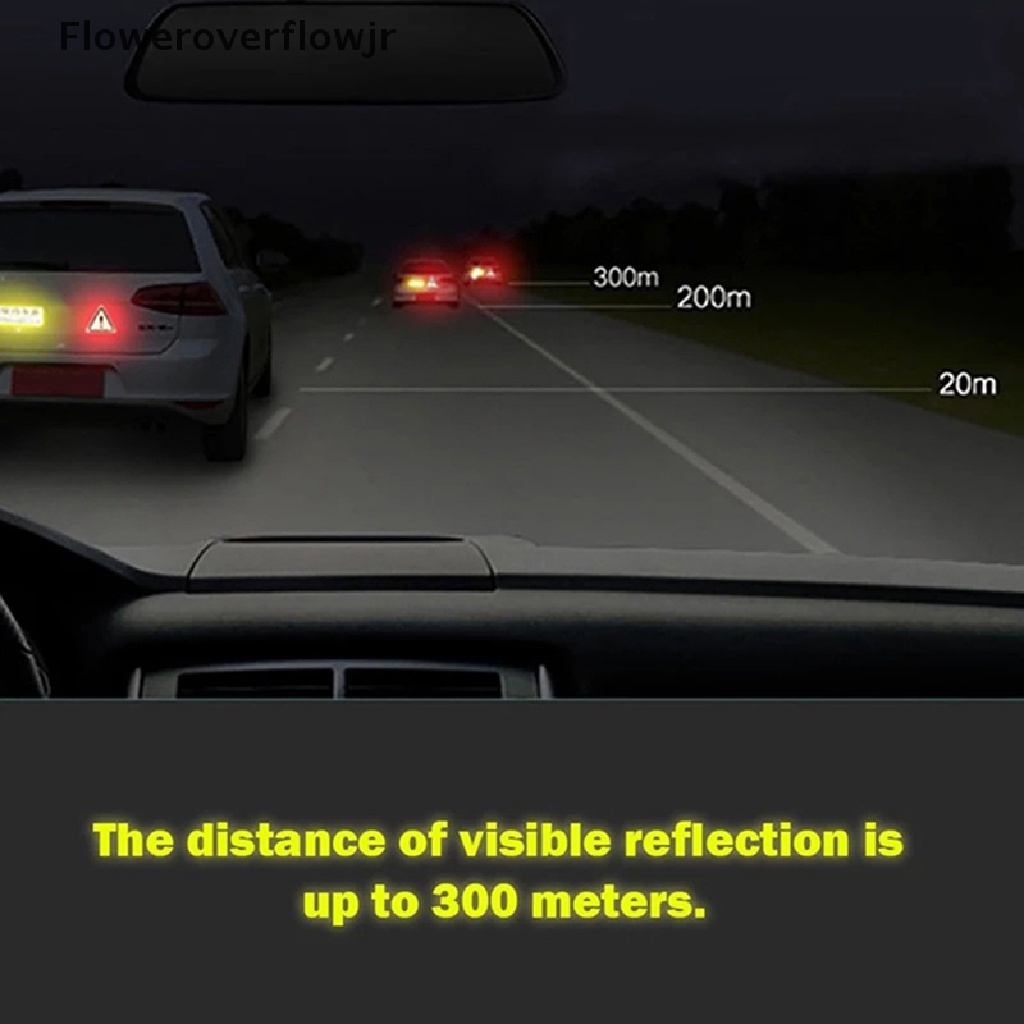 Miếng dán phản quang cảnh báo an toàn hình tam giác cho đuôi xe hơi