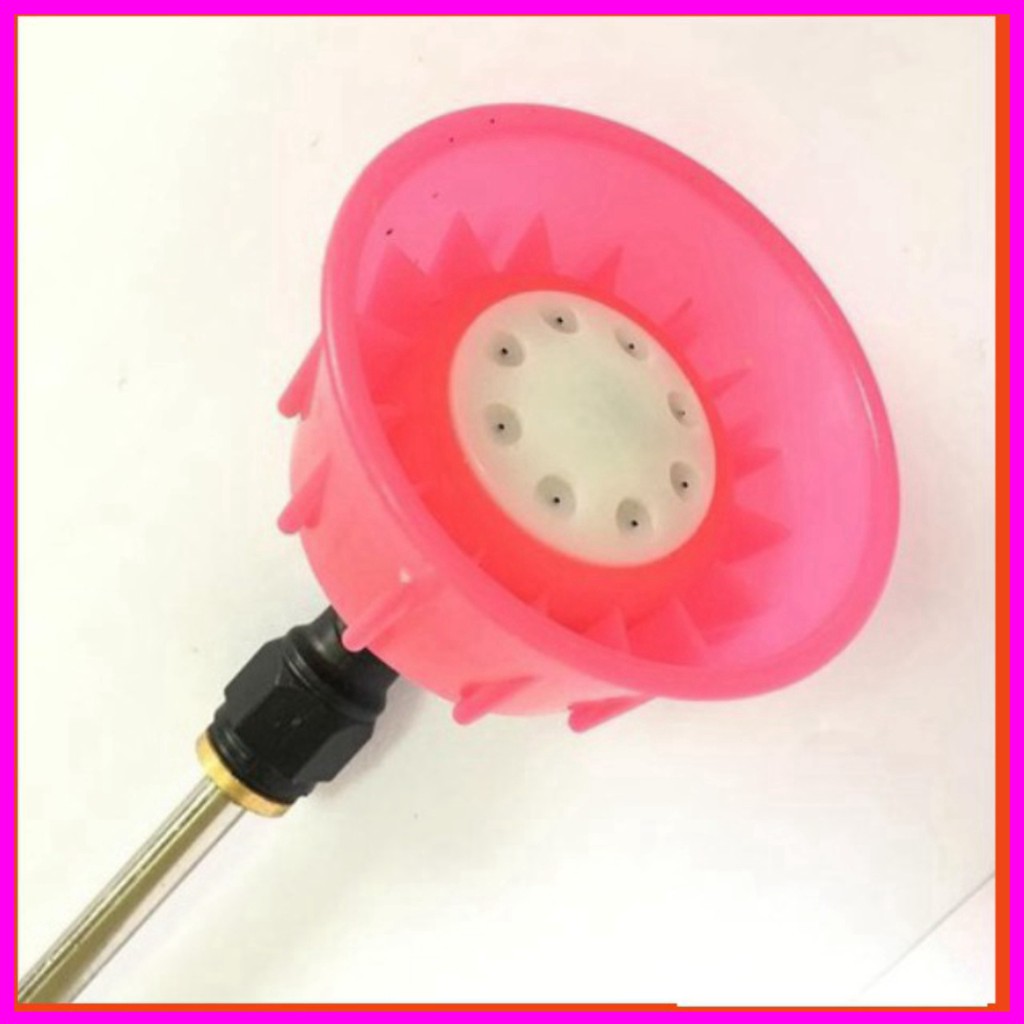 Bec loa hoa sen 8 lỗ phun, ren trong 13mm dùng cho bình bơm tưới cây