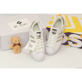 Giày Sneaker Adidas SuperStar Trắng Bạc (fullbox + freeship)