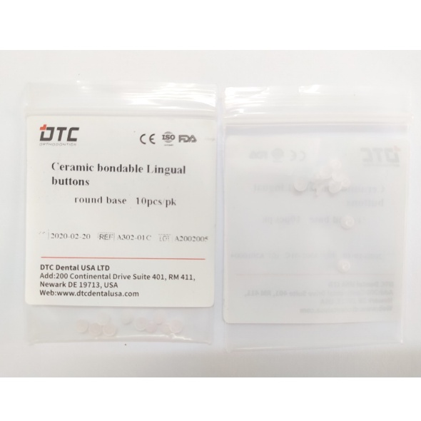 Set 10 button sứ, button chỉnh nha _DTC