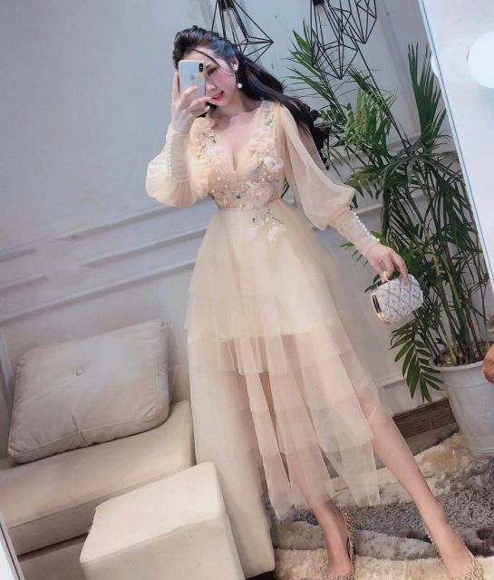 Váy tầng đầm tầng đi tiệc _ nhiều mẫu