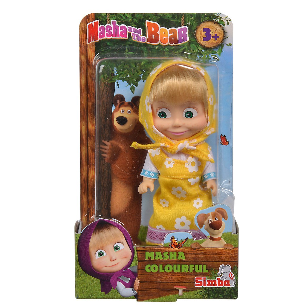 Đồ Chơi Búp Bê MASHA AND THE BEAR Masha Colourful 109301678 - Simba Toys Vietnam