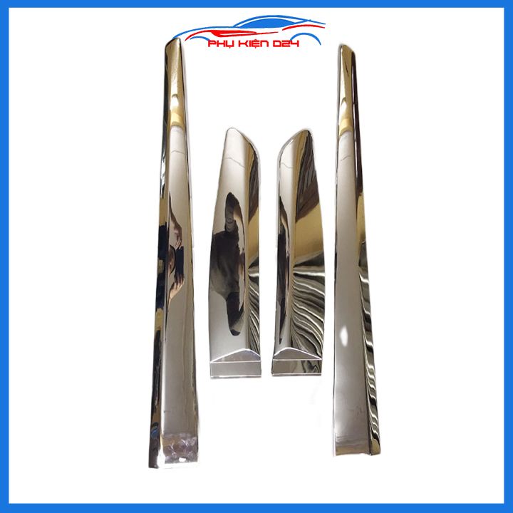 Bộ ốp nẹp sườn i10 2019-2020-2021 Hatch Back mạ crom trang trí làm đẹp xe