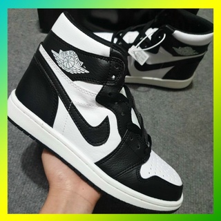 [ tặng kèm box bảo vệ ] Giày thể thao cổ cao đen trắng nam nữ đủ size 36-43: panda cao cổ