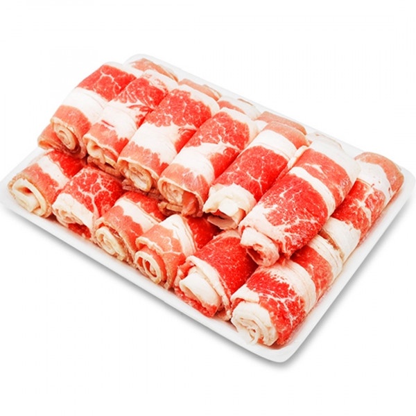 Ba chỉ bò mỹ cuộn xếp khay 1kg ( GIAO TRONG NGÀY )