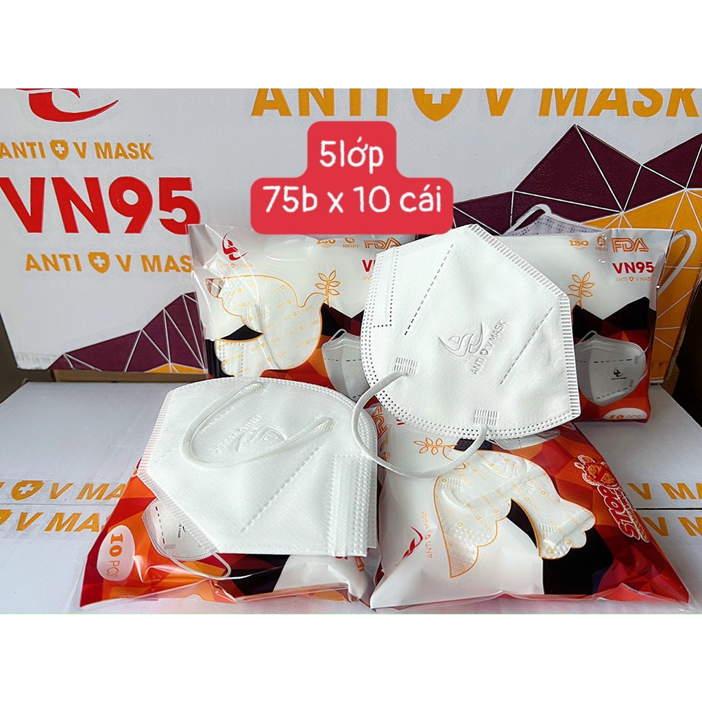 Khẩu Trang 5 Lớp N95 Công Ty Thiết Bị Tây Sài Gòn TSG Anti V Mask