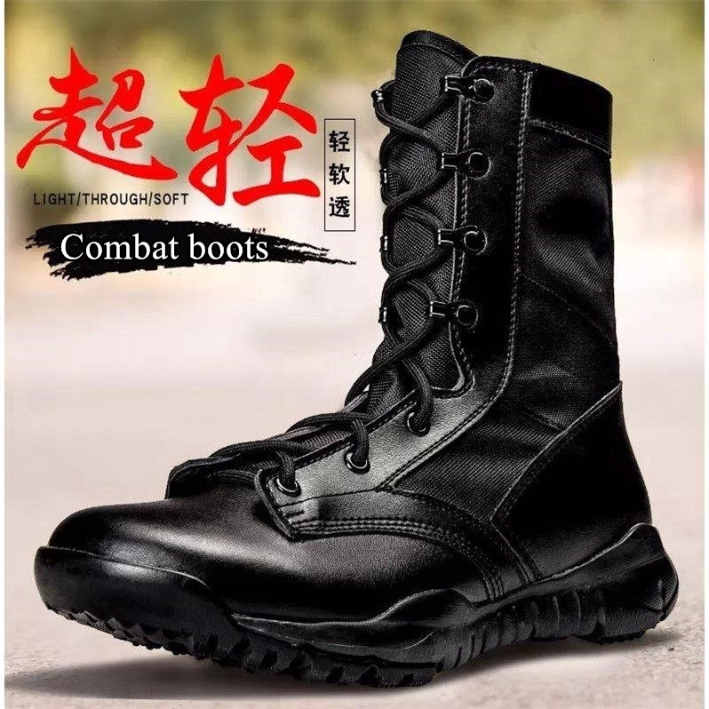 Giày Boot Quân Đội Chống Nước Cho Nam Và Nữ