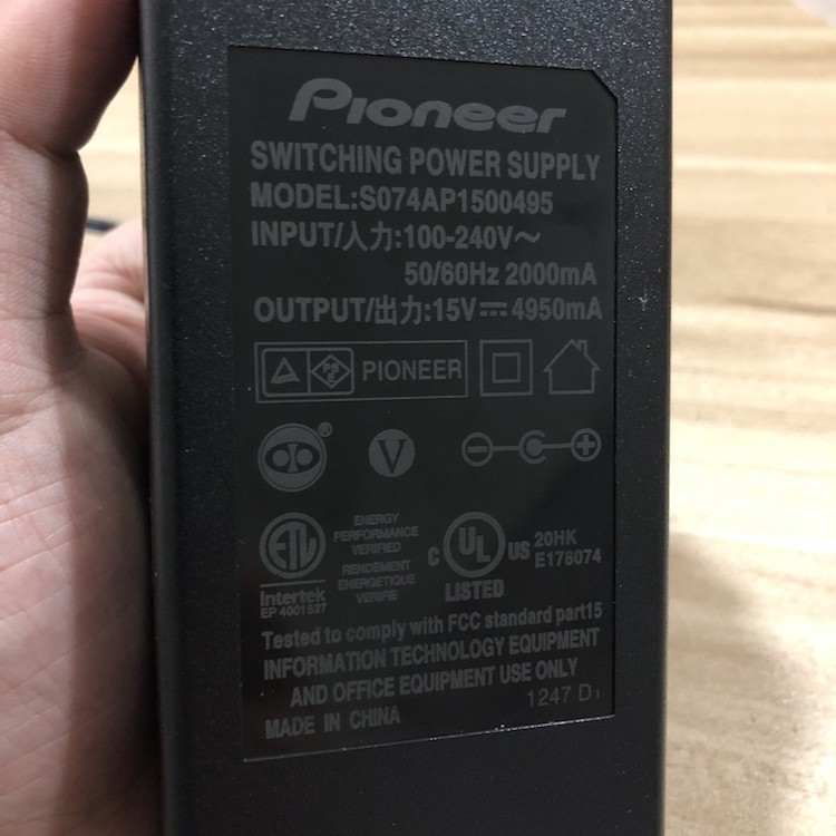 NGUỒN 15V 4950MA PIONEER HÀNG CAO CẤP