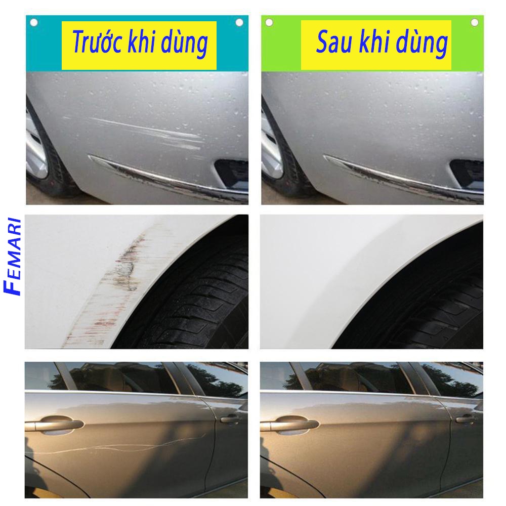 [ Hàng Xịn ] Sáp tẩy mờ vết xước xe - Xoá vết xước ô tô xe máy - Xóa vết xước sâu sơn xe